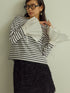 シャツスリーブボーダーTOPS /M251-85103-3